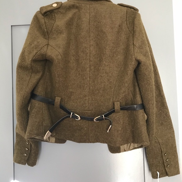 Yessica Green Coat Jacket, Italy - Picture 4 of 5